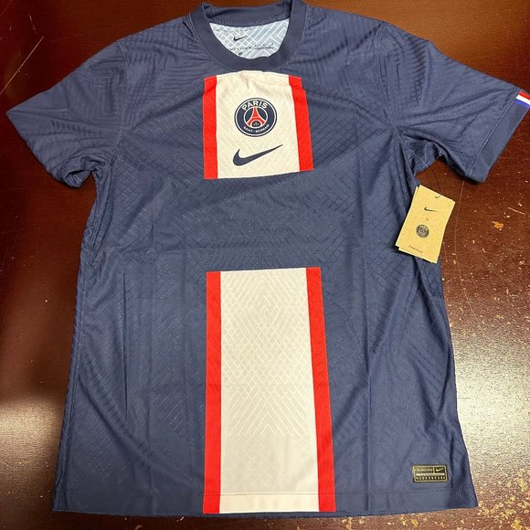 Nike Mens Blue Paris Saint-Germain 2022/23 Match Home Dri-FIT Soccer Jersey M XL